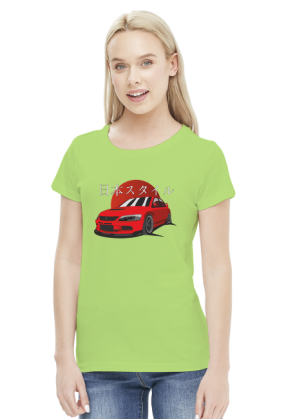 Mitsubishi Evo IX - T-shirt damski