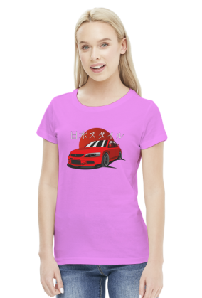 Mitsubishi Evo IX - T-shirt damski