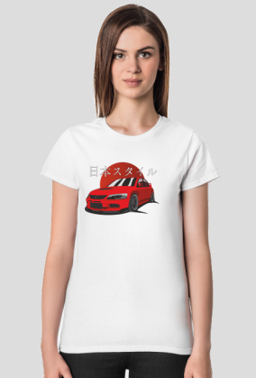 Mitsubishi Evo IX - T-shirt damski