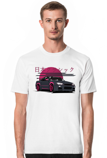 Nissan R34 - T-shirt męski