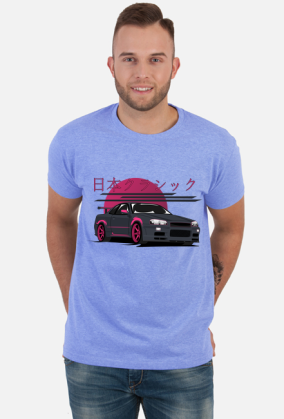 Nissan R34 - T-shirt męski