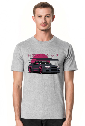 Nissan R34 - T-shirt męski