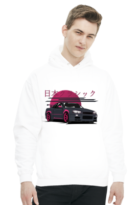 Nissan R34 - Bluza z kapturem