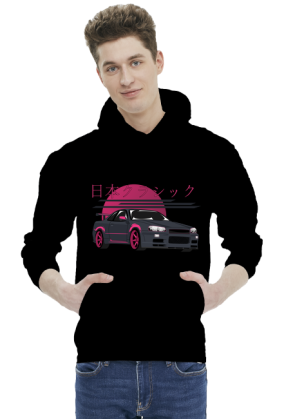 Nissan R34 - Bluza z kapturem