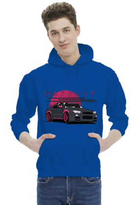 Nissan R34 - Bluza z kapturem