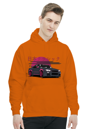 Nissan R34 - Bluza z kapturem