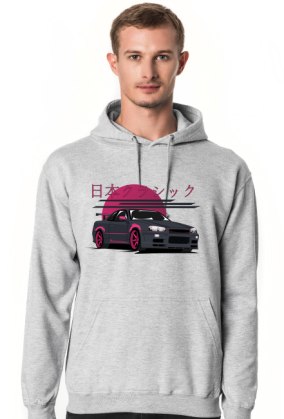 Nissan R34 - Bluza z kapturem