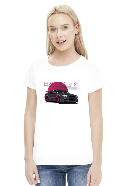 Nissan R34 - T-shirt damski