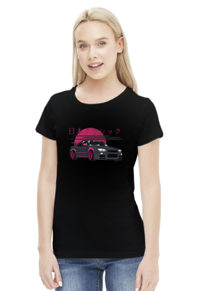 Nissan R34 - T-shirt damski