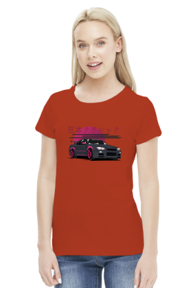 Nissan R34 - T-shirt damski