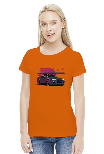 Nissan R34 - T-shirt damski