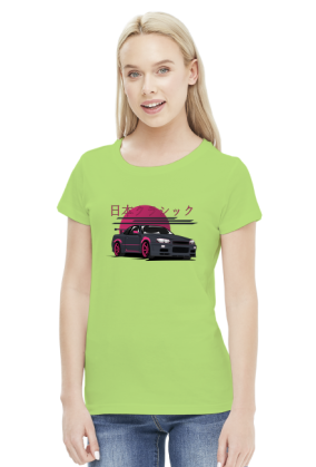 Nissan R34 - T-shirt damski