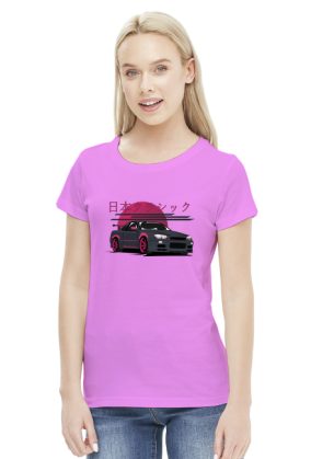 Nissan R34 - T-shirt damski