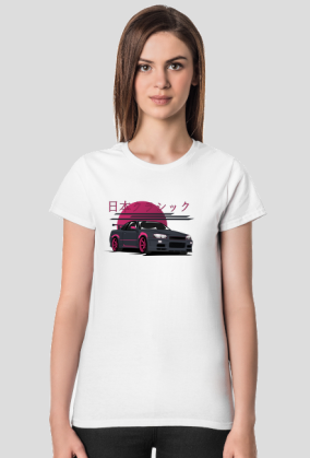 Nissan R34 - T-shirt damski