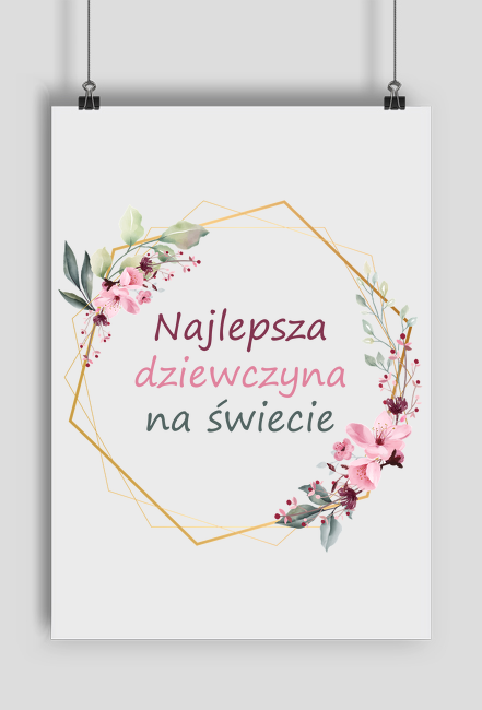 Plakat Najlepsza dziewczyna na świecie