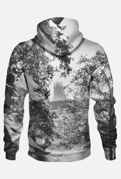 Bluza z nadrukiem Zamek