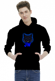 Bluza z kapturem JW - Czarna