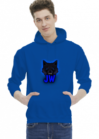 Bluza z kapturem JW - Niebieska