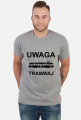 Koszulka męska Uwaga tramwaj 2