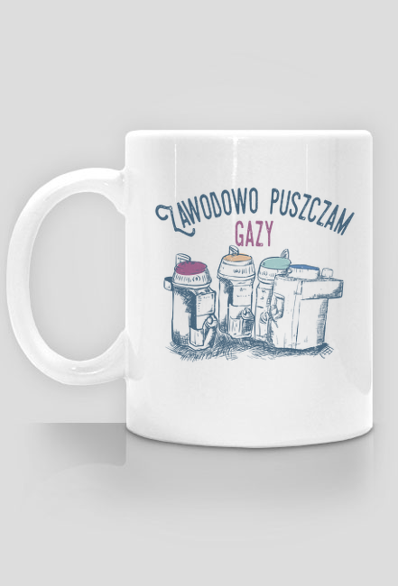 Kubek Zawodowo Puszczam Gazy