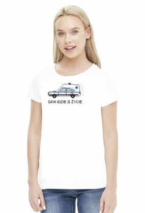 Koszulka Polonez 8-bit Damska