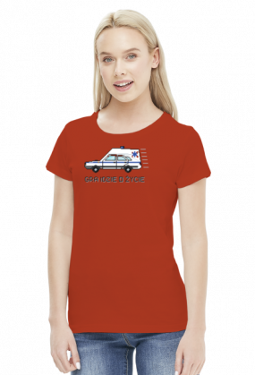 Koszulka Polonez 8-bit Damska