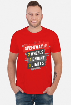 Koszulka - SPEEDWAY - 2 WHEELS - 1 ENGINE - 0 LIMITS