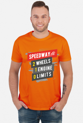 Koszulka - SPEEDWAY - 2 WHEELS - 1 ENGINE - 0 LIMITS