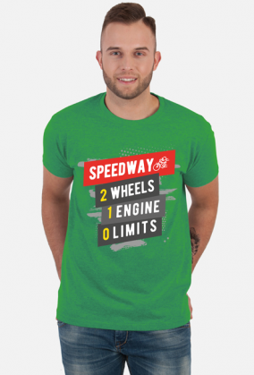 Koszulka - SPEEDWAY - 2 WHEELS - 1 ENGINE - 0 LIMITS