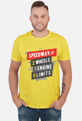 Koszulka - SPEEDWAY - 2 WHEELS - 1 ENGINE - 0 LIMITS