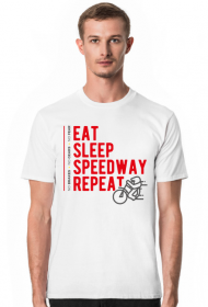 Koszulka - EAT - SLEEP - SPEEDWAY - REPEAT