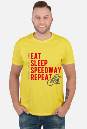 Koszulka - EAT - SLEEP - SPEEDWAY - REPEAT