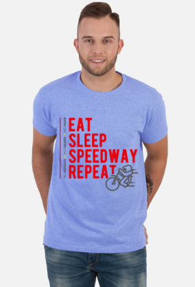 Koszulka - EAT - SLEEP - SPEEDWAY - REPEAT