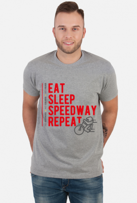 Koszulka - EAT - SLEEP - SPEEDWAY - REPEAT
