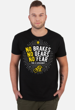 Koszulka - NO BRAKES - NO GEARS - NO FEAR