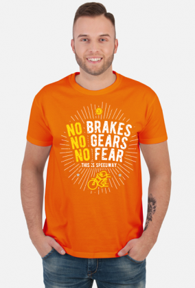 Koszulka - NO BRAKES - NO GEARS - NO FEAR