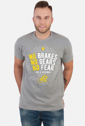 Koszulka - NO BRAKES - NO GEARS - NO FEAR