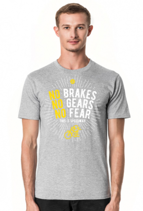 Koszulka - NO BRAKES - NO GEARS - NO FEAR