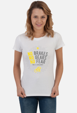 Koszulka - NO BRAKES - NO GEARS - NO FEAR