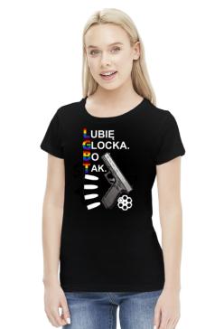 LGBT czarna koszulka K