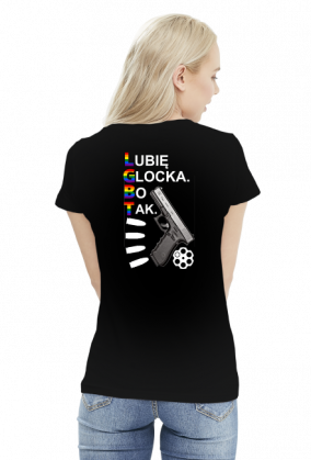 LGBT czarna koszulka 2K