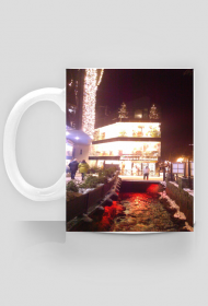 Kubek z budynkiem na Krupówkach