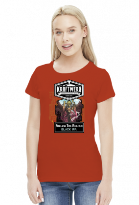 Koszulka damska Follow The Reaper - etykieta