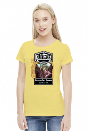 Koszulka damska Follow The Reaper - etykieta