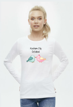 Koszulka z długim rękawem "Kocham Cię Dziubuś"