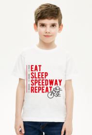 Koszulka - EAT - SLEEP - SPEEDWAY - REPEAT