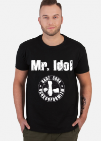 Koszulka Mr. Idol/Bądź sobą (czarna)