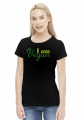 I am vegan - koszulka dla wegetarianki