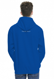 Electric Heart Hoodie Blue