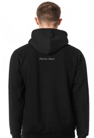 Electric Heart Hoodie Black